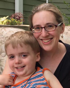 XGS Arika2 Arika Estep with her son Emmett, who has Xia-Gibbs Syndrome
